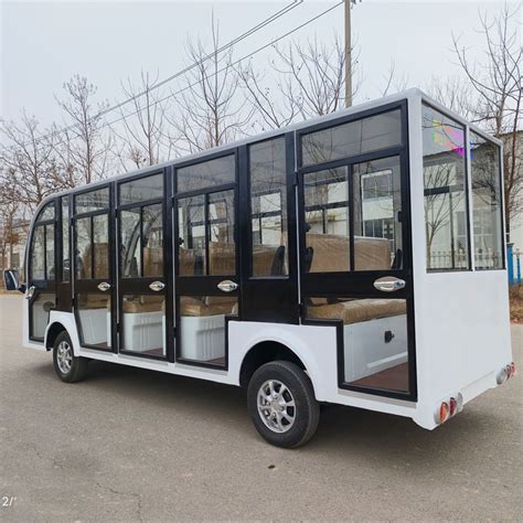 New Professional 14 Seats Design Powerful Tourist Shuttle Car