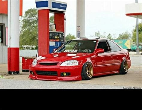 Honda Civic Ek Coupe Slammed