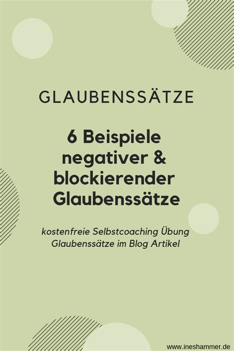 Glaubenss Tze Erkennen Und Ver Ndern Methoden Bung Und Buchtipps