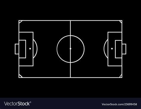 Line of football field or soccer background Vector Image