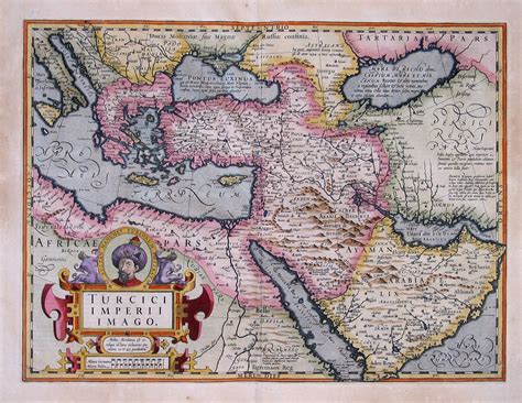 Map Of The Ottoman Empire In 1606