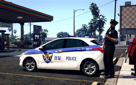 Hyundai I Gd Police Korean Police Car Gta Mods