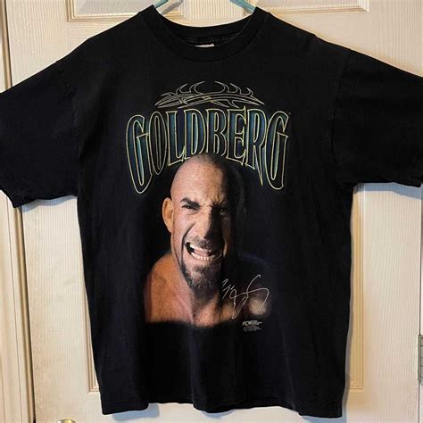 XL Vtg 1998 WCW Wrestling Goldberg Cry Baby Face 90 Gem