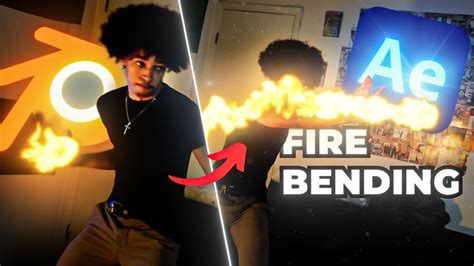 How To Firebend In Real Life Blender After Effects Tutorial