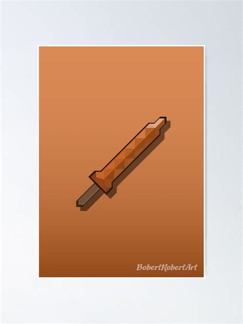 Terraria Copper Shortsword Poster For Sale By Bobertrobertart Redbubble