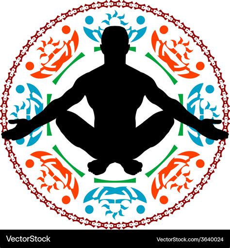 Meditation Royalty Free Vector Image - VectorStock