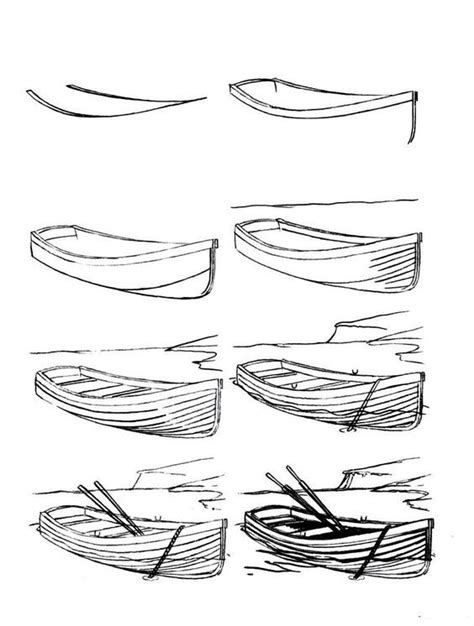 29 tutos dessins étape par étape pour apprendre à dessiner un bateau en