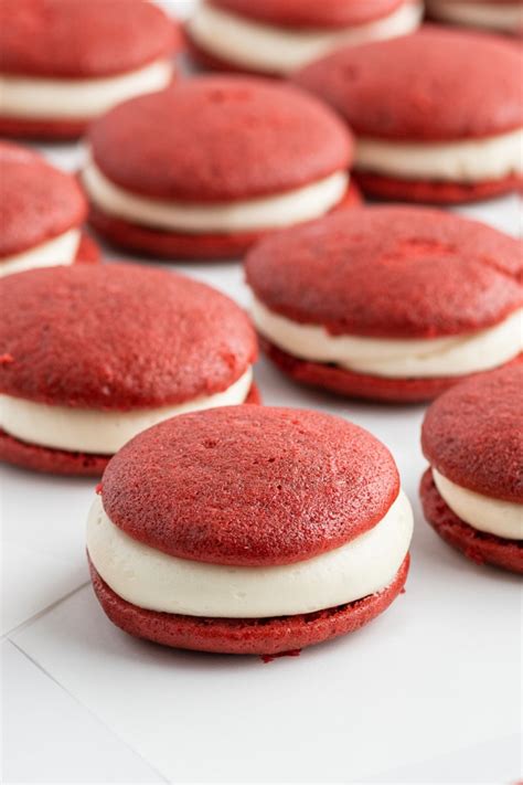 Red Velvet Whoopie Pies Recipe Girl