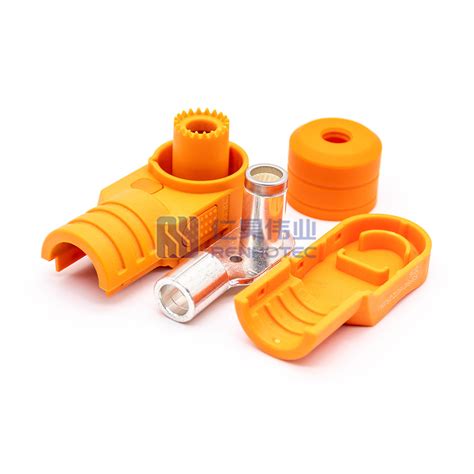 Energy Battery Storage Connector Surlok Right Angle 125A 25mm2 Orange