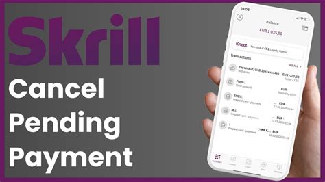 Skrill How To Cancel Pending Payment YouTube