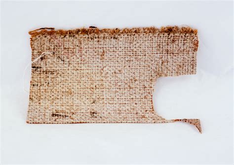 Jute Weave Sample Brattice Cloth In Textiles At Dundee Heritage Trust