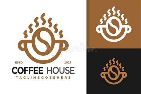 Coffee House Logo Design Brand Identity Logos Vector Modern Logo