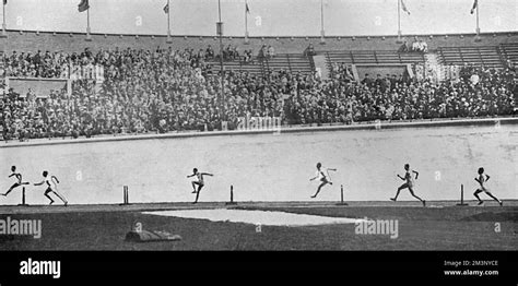 La Finale Des M Tres Haies Aux Jeux Olympiques D Amsterdam En