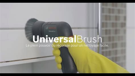 Pr Sentation De Bosch Brosse De Nettoyage Sans Fil Universal Brush