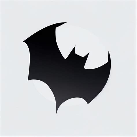 Premium Ai Image A Black Bat Logo With The Word Bat On It