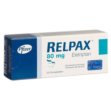 RELPAX Filmtabl 80 Mg Blist 20 Stk Online Bestellen