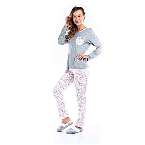 Pijama Feminino Valentina Heart Vairelli