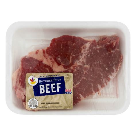 Save On Our Brand End Strip Beef Sirloin Steak Fresh Order Online