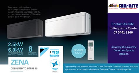 Daikin Zena Air Rite Sunshine Coast