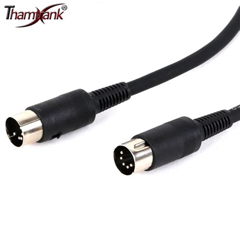 5pin Din Male To Male Female Adapter Extension Cable Compatible With Midi Keyboard Audio