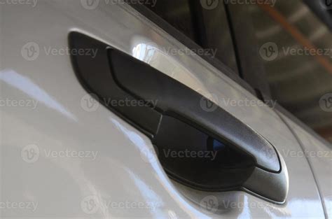 Close up black car door handle. Car equipment 13251295 Stock Photo at ...