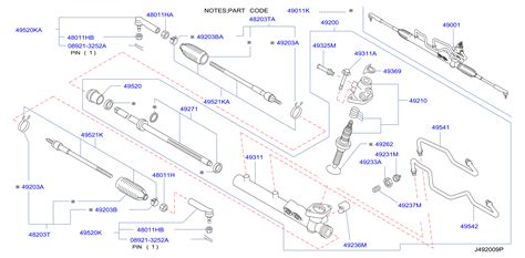 Nissan Frontier Crew Cab Pro X Gear And Linkage Power Steering