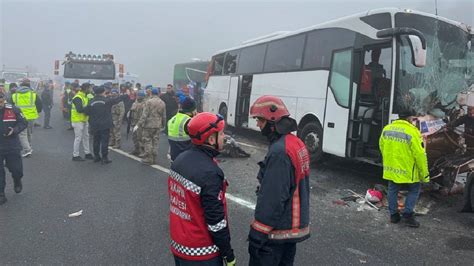 Kuzey Marmara Otoyolu Nda Zincirleme Kaza TRT Haber Foto Galeri