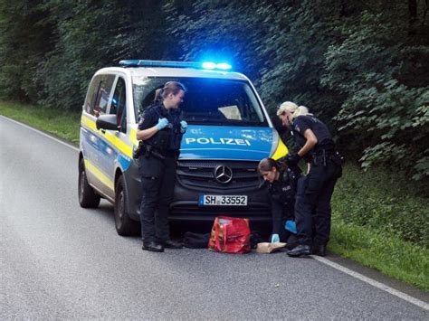 Schwerer Unfall Auf B Lkw Kracht In Baum Fahrer Eingeklemmt Shz