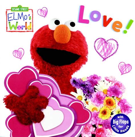 Download Elmo Love And Flowers Fan Art Wallpaper