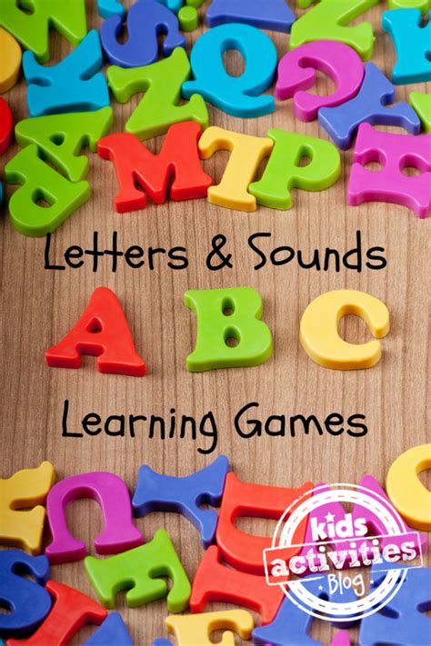 50 Fun Alphabet Sounds and ABC Letter Games • Kids Activities Blog