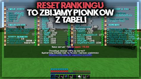 Powr T Aby Wybi Pionk W Z Topki Reset Rankingu Dragonsurvival Eu