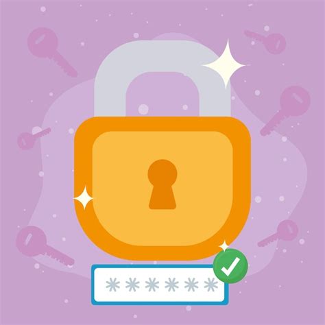 Premium Vector Secure Password Image