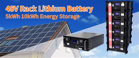 Rack Design Li Ion Battery 48v 51 2v 100ah 200ah Lifepo4 Solar Storage Battery