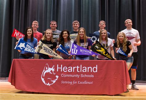 Heartland Community Schools Holds Annual Academic Letter of Intent Day