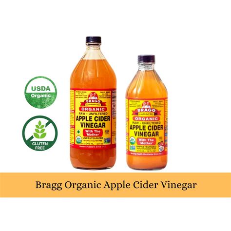 Bragg Apple Cider Vinegar 473ml Bragg Organic Apple Cider Vinegar