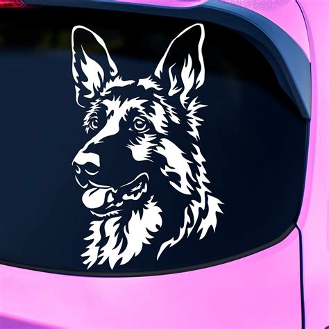 German Shepherd Car Decal