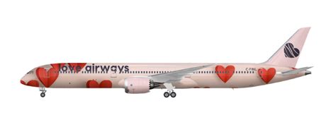 Love Airways Boeing 787 10 Valentine Livery Size Large Love Airways Gallery Airline