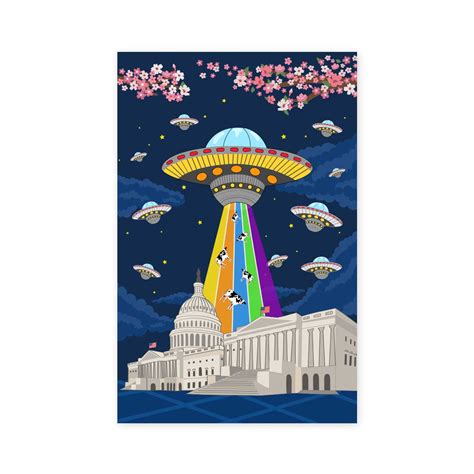 We Come In Peace UFO Sights At US Capitol Naked Decor