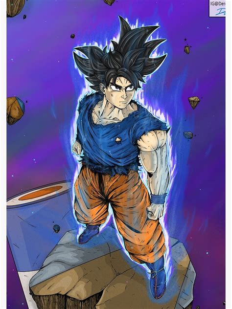 Cuaderno De Espiral Goku Ultra Instinto Presagio De Dereckcaronart