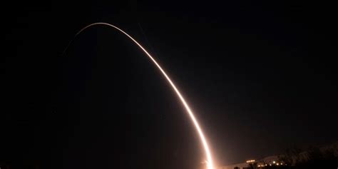 Air Force Test Launches Intercontinental Ballistic Missile In