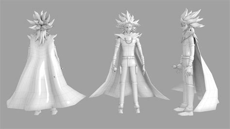 Artstation Yami Marik Yugioh Anime Lowpoly Model Game Assets