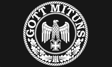 Dr Gott Mit Uns Adler Flagge X Cm Historische Flaggen X