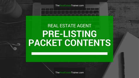 Pre Listing Packet Content Strategies For REALTORS YouTube