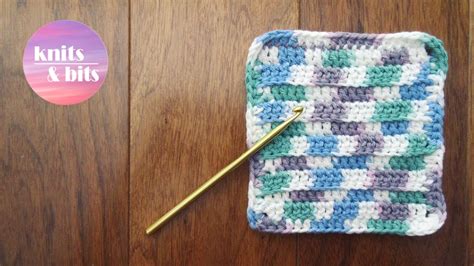 Crochet A Cute Dishcloth Quick And Easy Tutorial Youtube