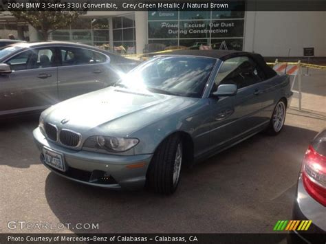 Grey Green Metallic 2004 Bmw 3 Series 330i Convertible Natural