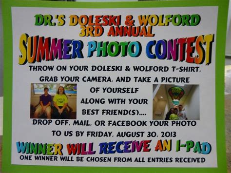 Summer Photo Contest Dental Marketing Summer Photos Summer Contests