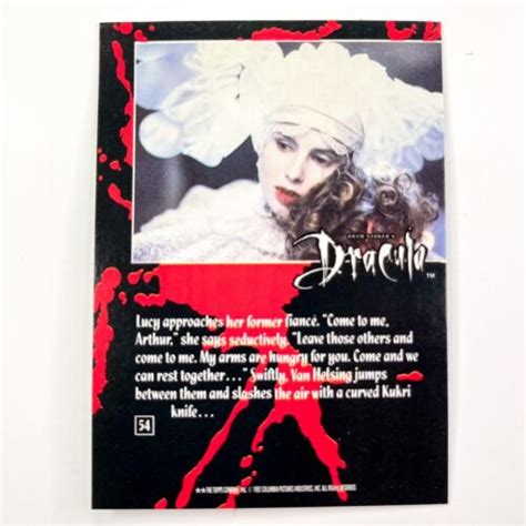 Bram Stokers Dracula Card Topps Horror Coppola Hopkins Lucy