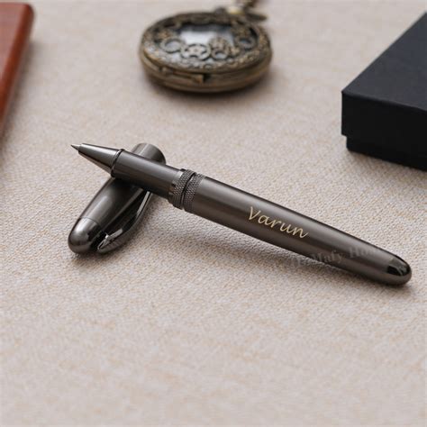 Customized Glossy Silver Pen Customized Pens Homafy