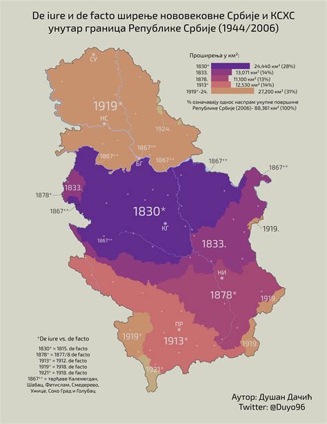 Territorial Expansion Of Serbia Inside Borders Of 2006 Republic Of