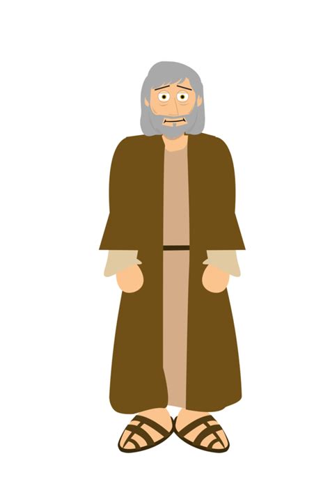 Cartoon Bible Character Noah Png